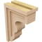 Ekena Millwork 4"W x 8"D x 12"H Classic Highland Rough Cedar Woodgrain TimberThane Corbel, Primed Tan CORUR04X08X12HLDRCPR - alternate 2